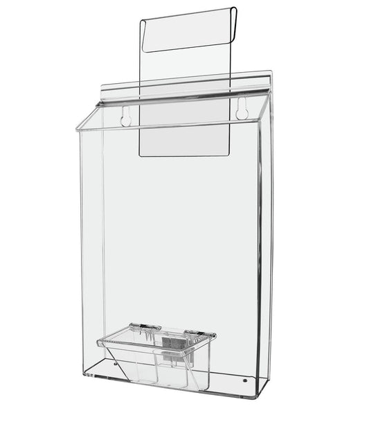 Eight and a half inch wide by eleven and three quarters inches high Vehicle Brochure Holder