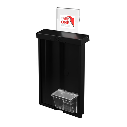 8.5"W x 11"H Outdoor Window Hook Catalog Holder with Card Box