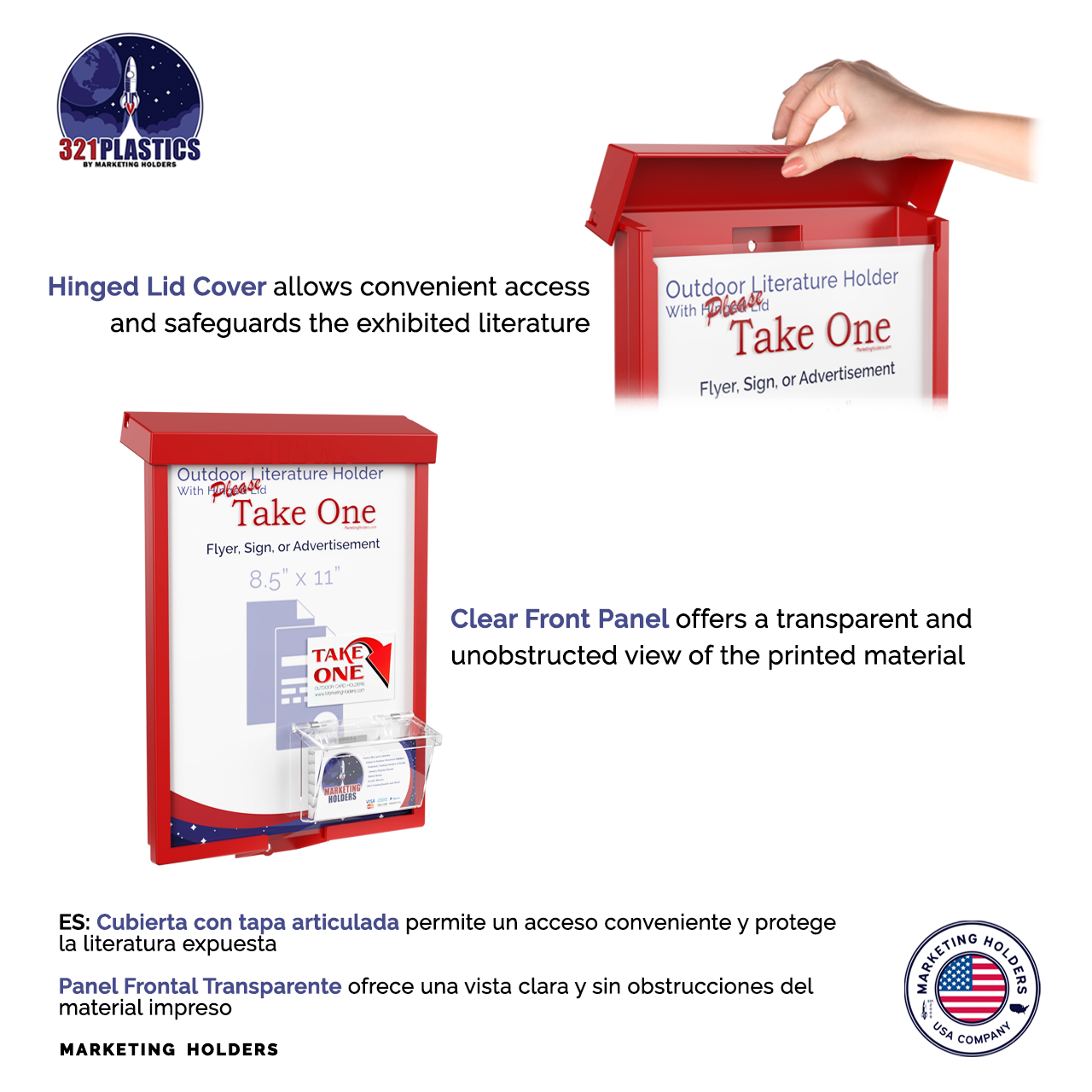 Take One Advertisement Display