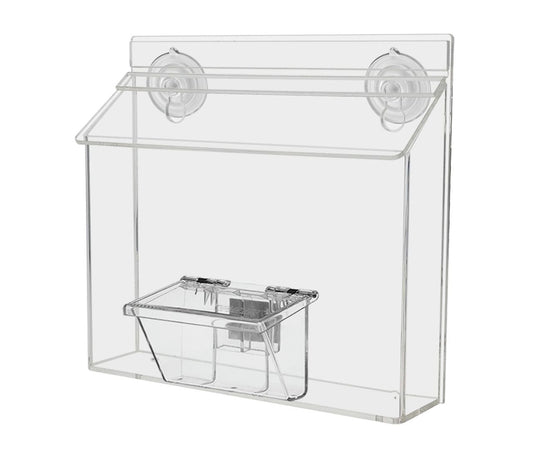 9"W x 6"H Suction Cup Outdoor Booklet Holder with Card Box