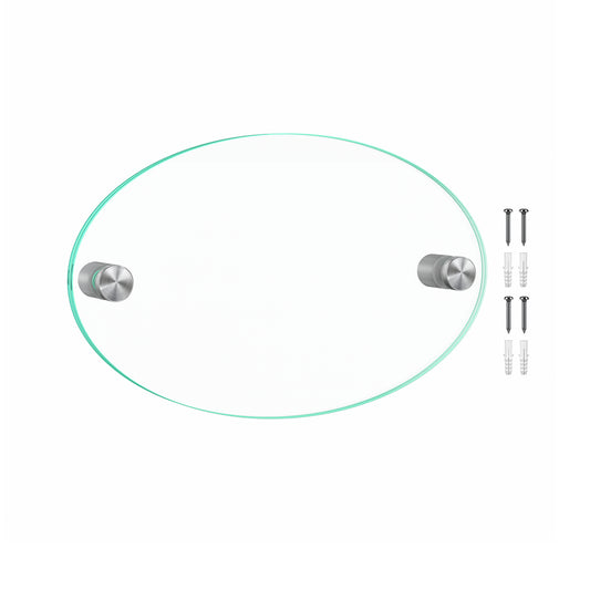 8" x  5" Wall Sign Holder Euro Style With Stainless Standoffs