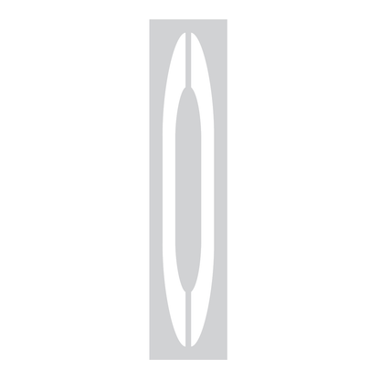 Alphabet Stencil Kit with 26 Pieces for Parking Lots and Schools