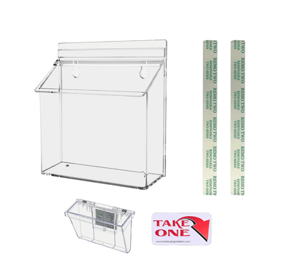Outdoor Advertising Box with Business Card Bin