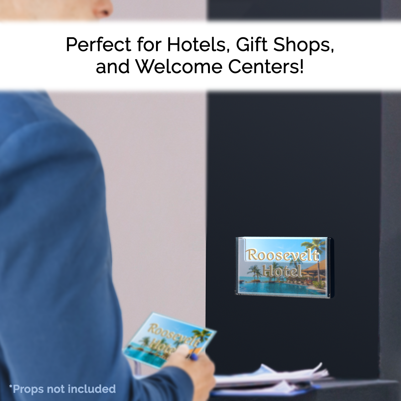 Wall Mount Postcard Holder