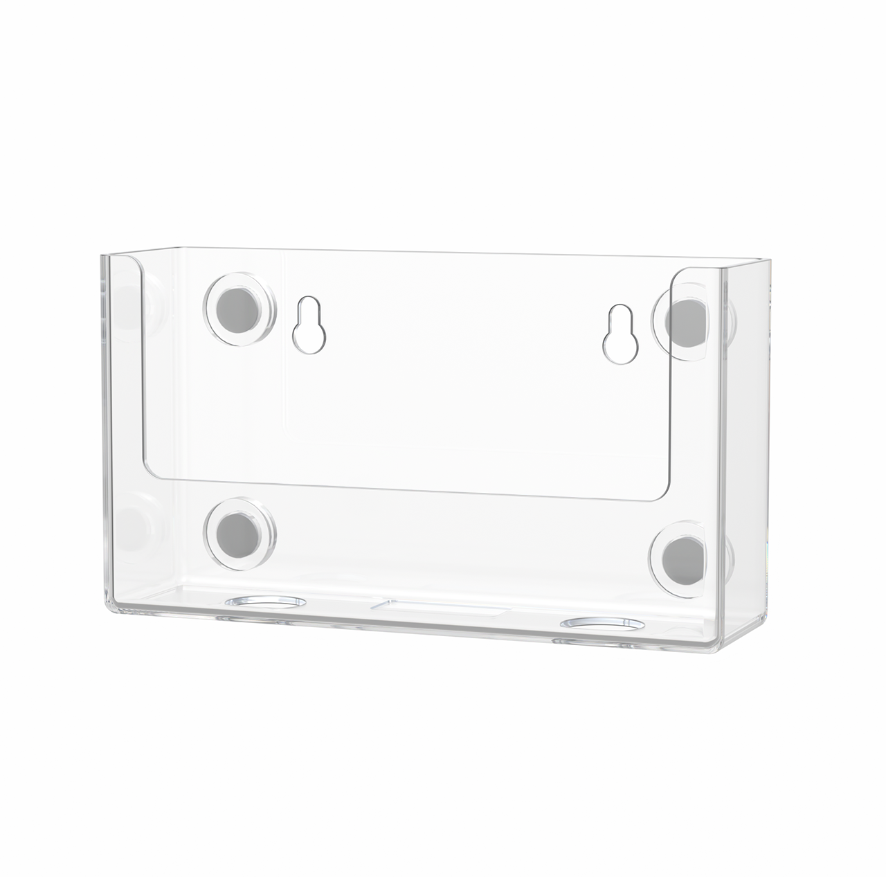 6"W Magnetic Postcard Holder Metal Mount Booklet Display