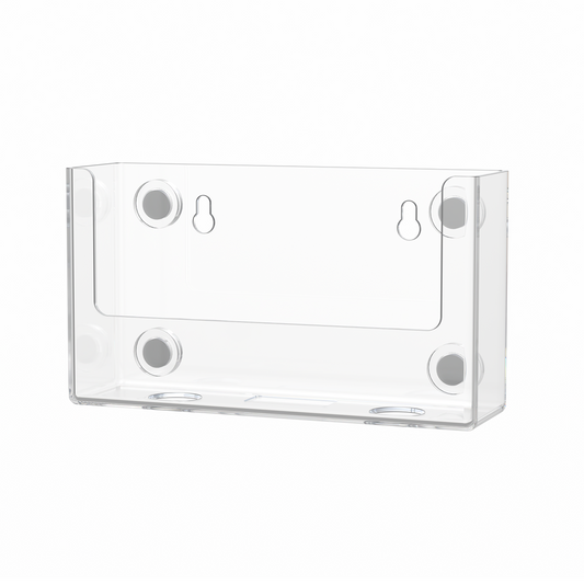 6"W Magnetic Postcard Holder Metal Mount Booklet Display