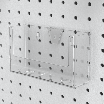 Pegboard 6"W Postcard Holder Literature Display Rack
