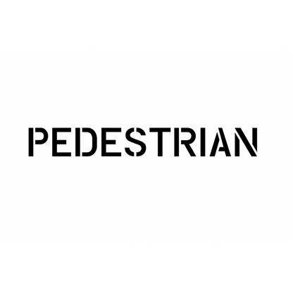 PEDESTRIAN Stencil for Pavement Marking