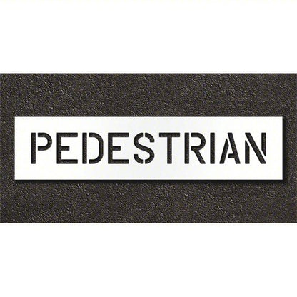 PEDESTRIAN Stencil for Pavement Marking