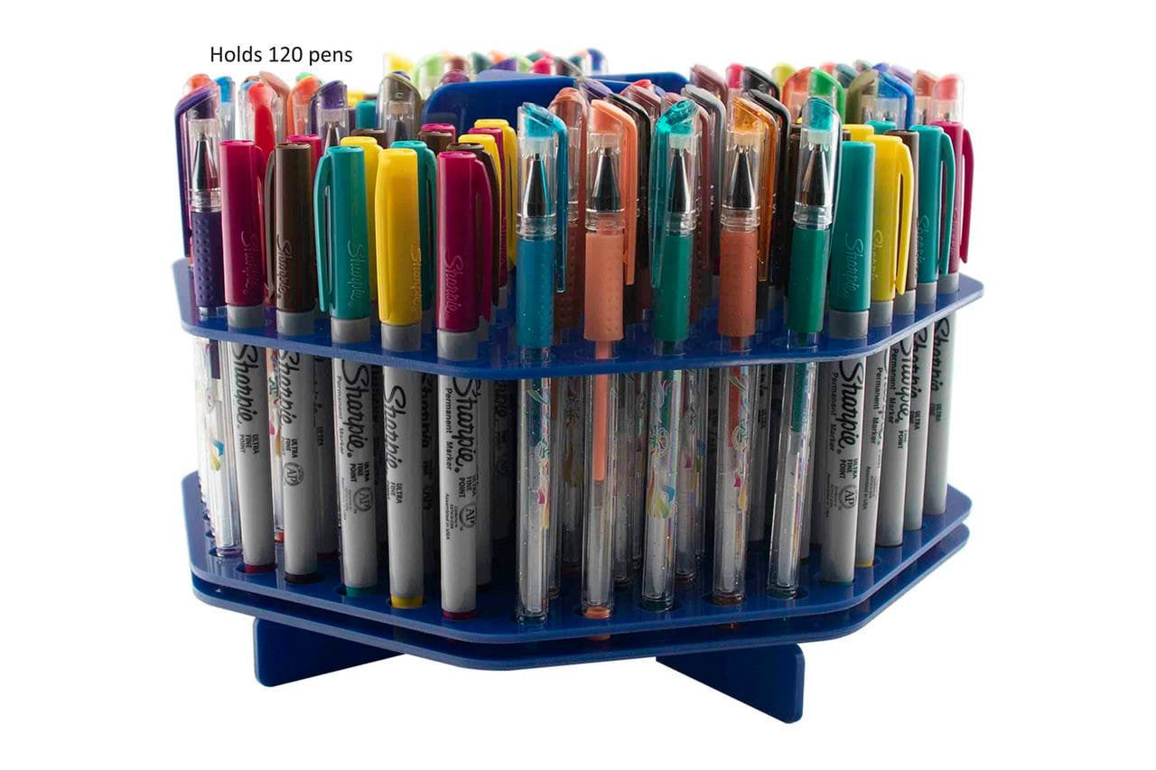 Pen or Brushes Organizer with Handle Marker 120 Slot