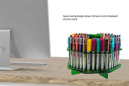 Pen or Brushes Organizer with Handle Marker 120 Slot