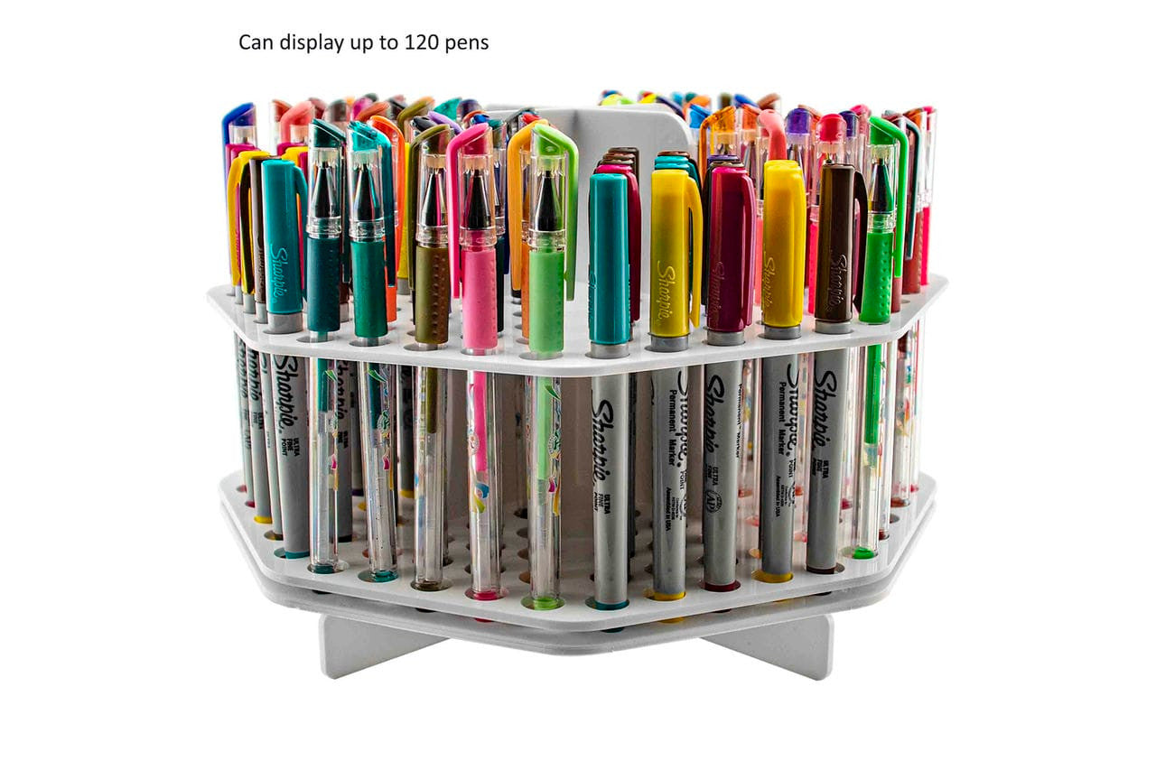 Pen or Brushes Organizer with Handle Marker 120 Slot