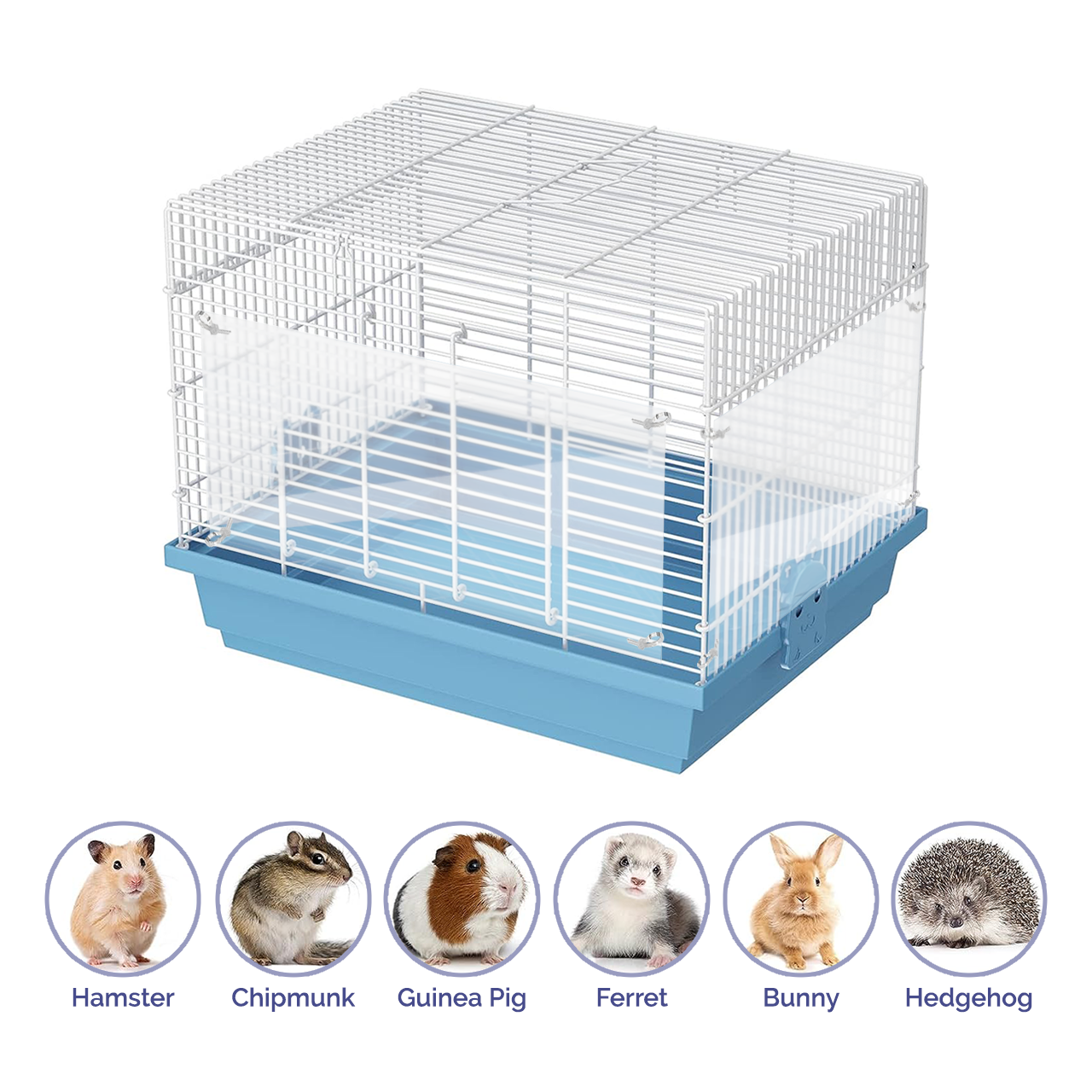 11.5"W x 5.5"H Urine Guard Pet Cage Liner Splash Guard Plastic