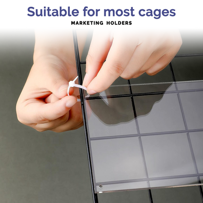 11.5"W x 5.5"H Urine Guard Pet Cage Liner Splash Guard Plastic