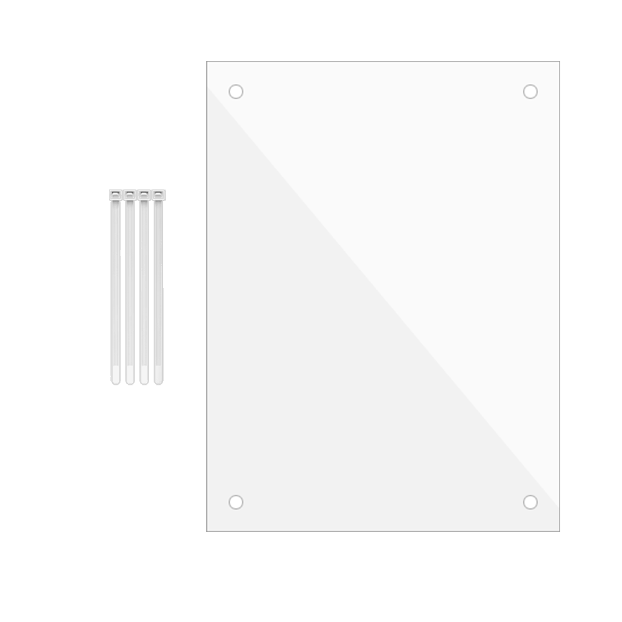 8"W x 11"H Urine Guard Pet Cage Liner Critter Splash Guard