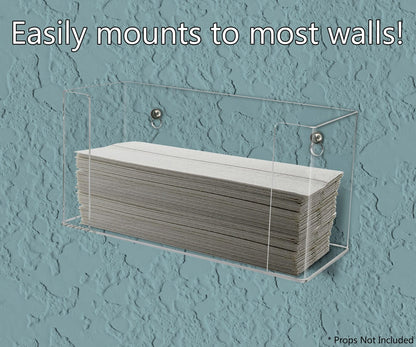 Paper Towel Holder with Keyholes Wall Mount or Countertop