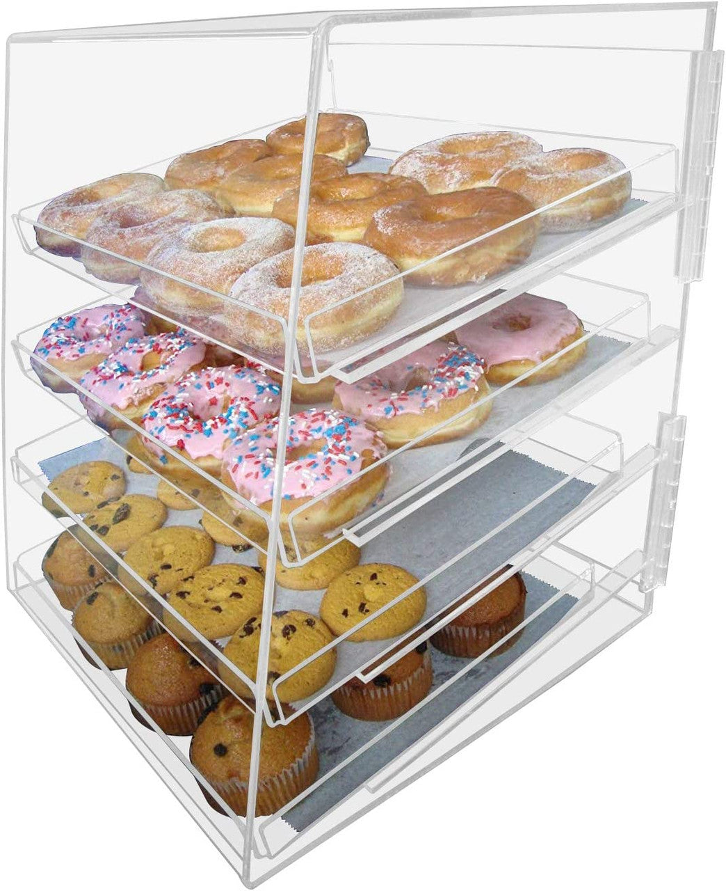 12" x 14" x 20" Pastry Baked Goods Display Cabinet with 4 Trays