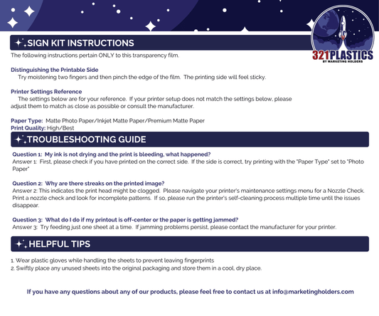 6" x 6"  Wall Sign Holder Euro Style With Stainless Standoffs