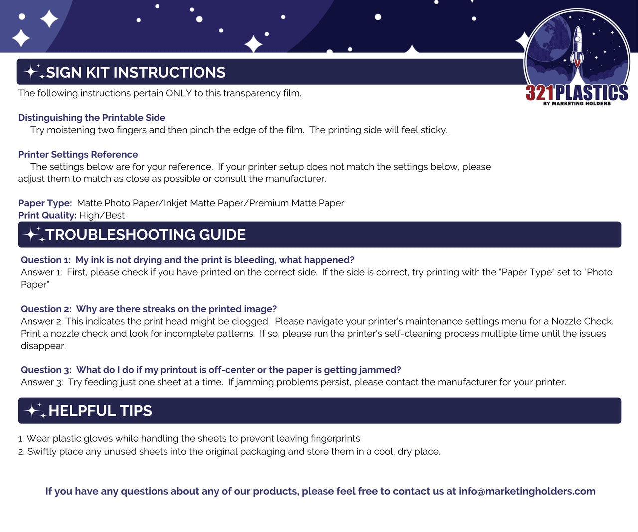 10" x  8" Wall Sign Holder Euro Style With Stainless Standoffs