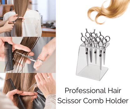 Scissor Organizer Shear Display with 5 Holes for Countertops