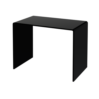 10.5" x 6" Riser Display Stand Acrylic Retail Black .118 Thick