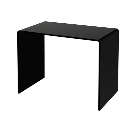 10.5" x 6" Riser Display Stand Acrylic Retail Black .118 Thick