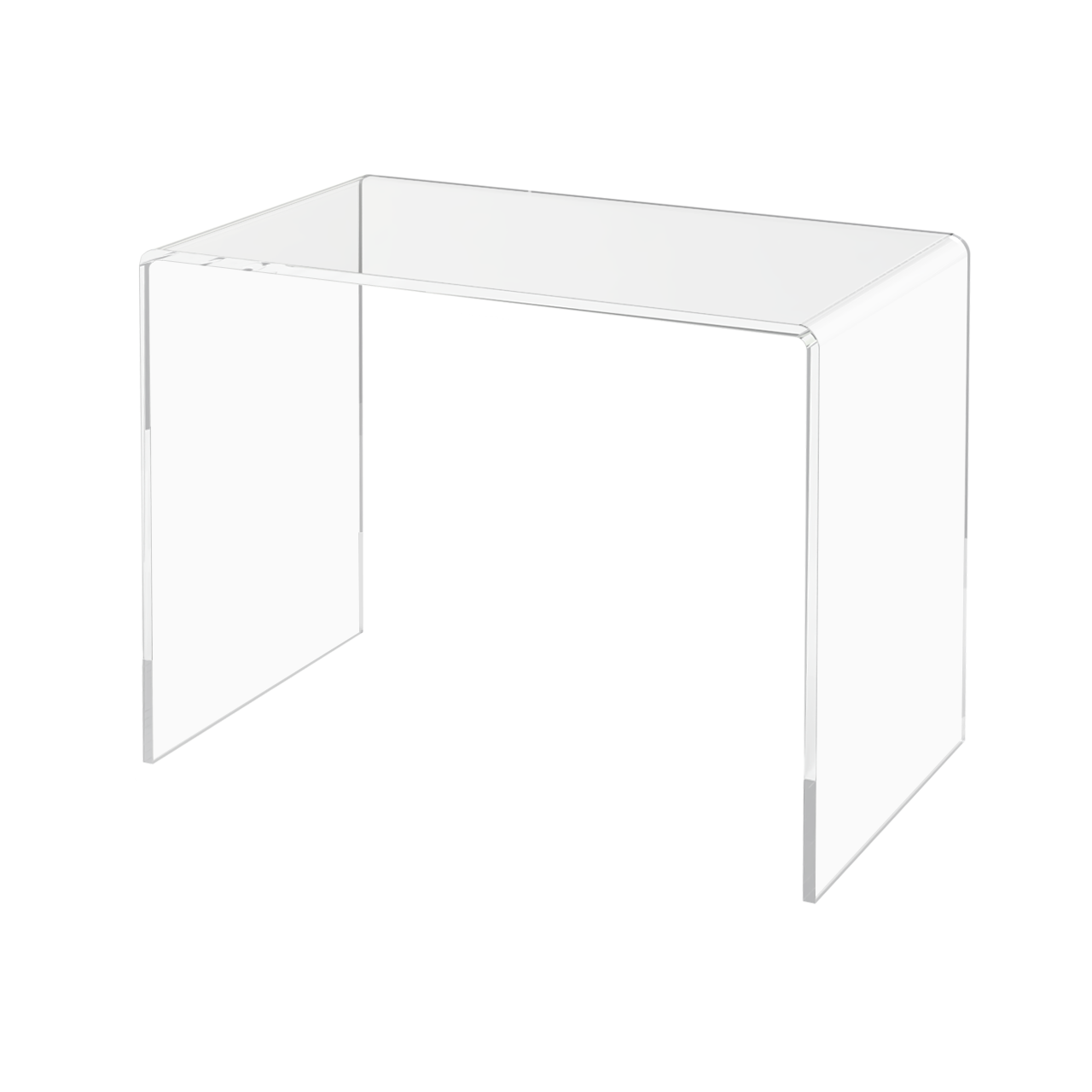 Clear Retail Showcase Bench