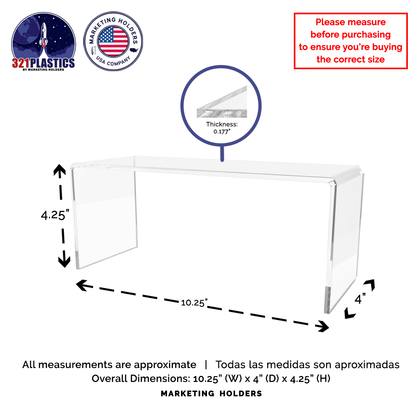 10" x 4" Riser Display Stand Retail Product Display Platform
