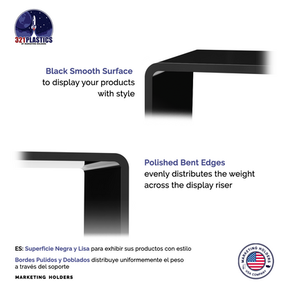 11" x 4.5" Riser Display Showcase Stand Acrylic Platform