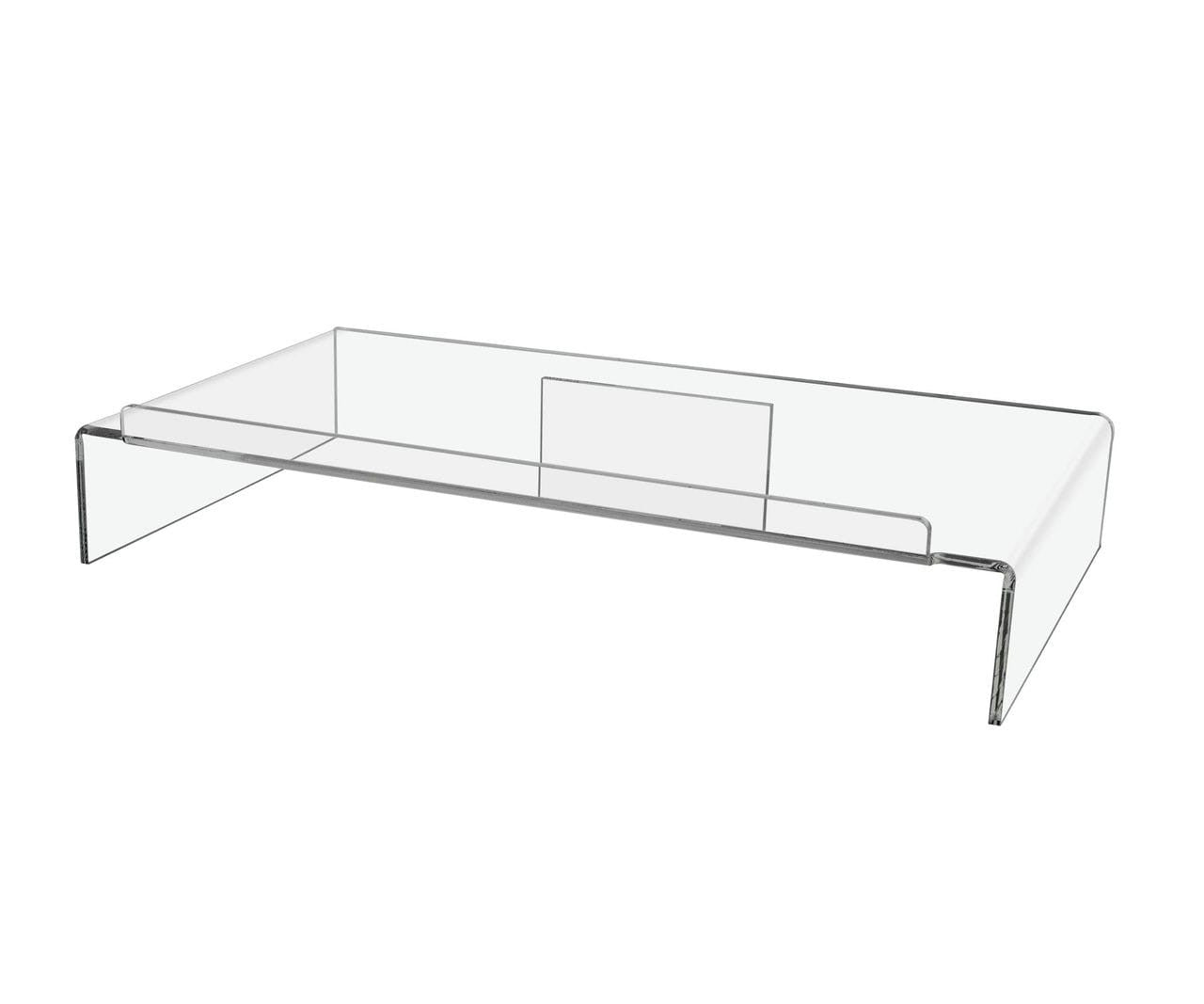 TV Computer Monitor Desk Riser standard view twenty one and a quarter inches wide