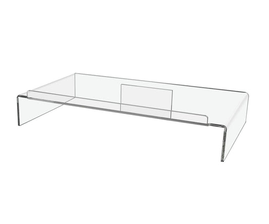 TV Computer Monitor Desk Riser standard view twenty one and a quarter inches wide