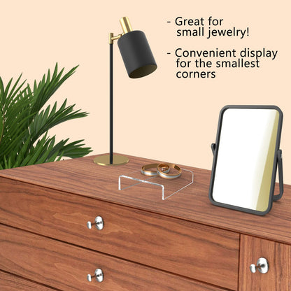 Clear Acrylic Display Riser 3" Square Showcase Retail Stand