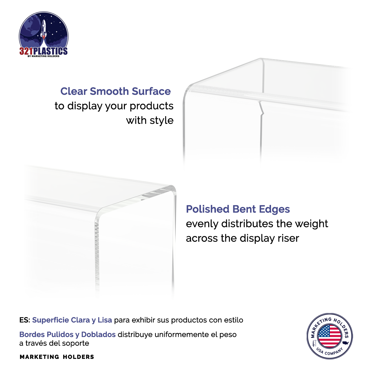 Three Step Stair Display Retail Showcase Riser Platform