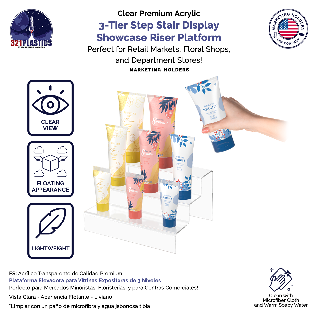 Acrylic Riser Platform