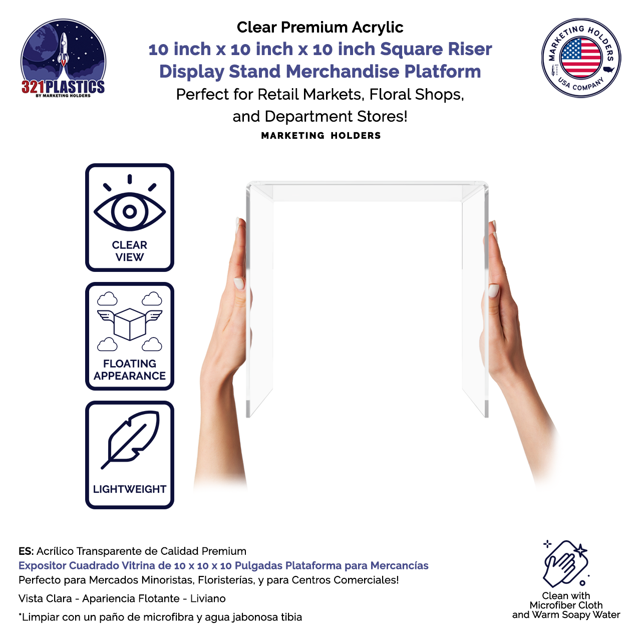 Showcase Acrylic Pedestal