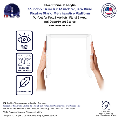 Showcase Acrylic Pedestal