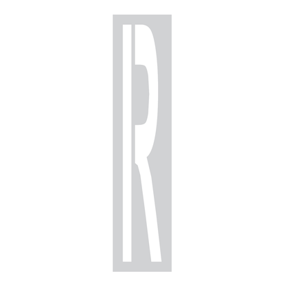 Alphabet Stencil Kit with 26 Pieces for Parking Lots and Schools