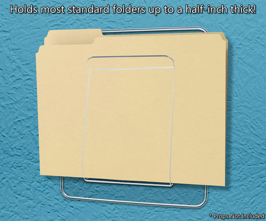 9.75"W Folder Holder File Form Wall Mount Organizer
