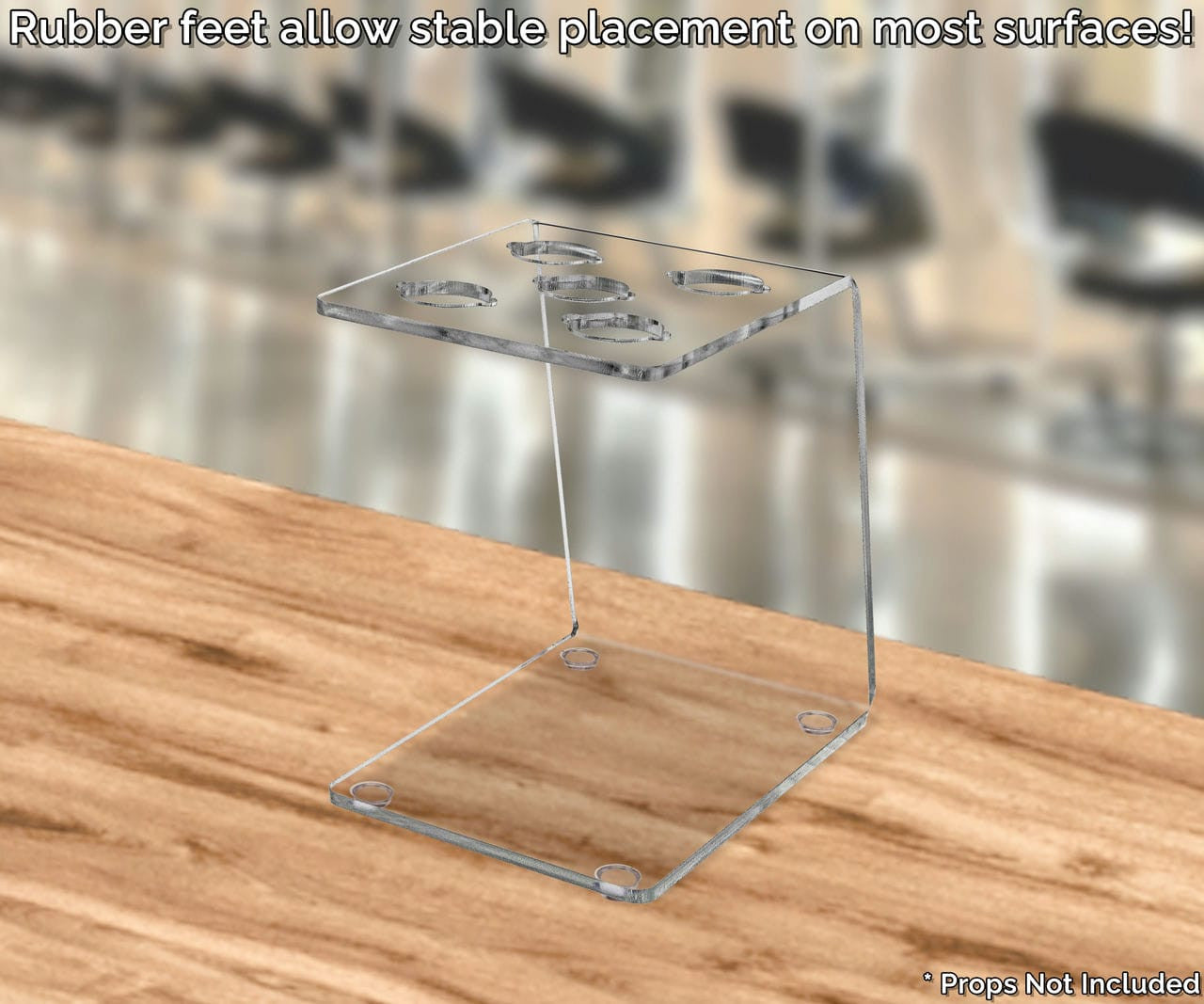 Scissor Organizer Shear Display with 5 Holes for Countertops