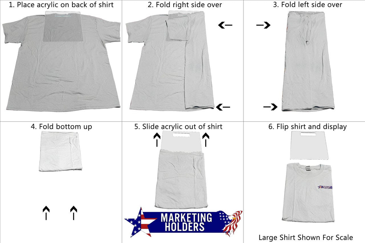 Shirt Folding Board Directions