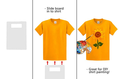 Shirt Folding Boards Acrylic Folding Tile for Laundry in Clear for DIY shirt painting