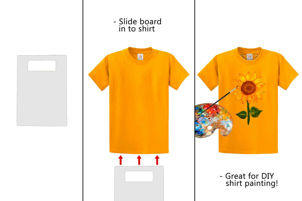 8.5"W x 12"H Shirt Folding Boards Acrylic Organizer Laundry