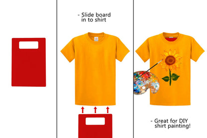 8.5"W x 12"H Shirt Folding Boards Acrylic Organizer Laundry