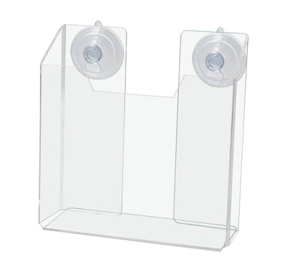 Suction Cup 5.5"W Bifold Brochure Holder Window Mount