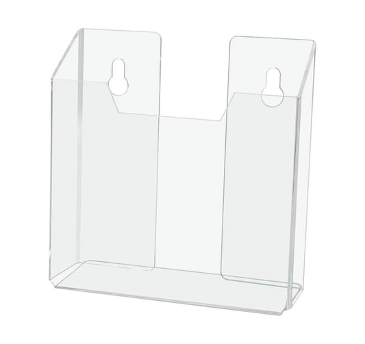 Bifold Brochure Holder Wall Mount Countertop Clear Acrylic