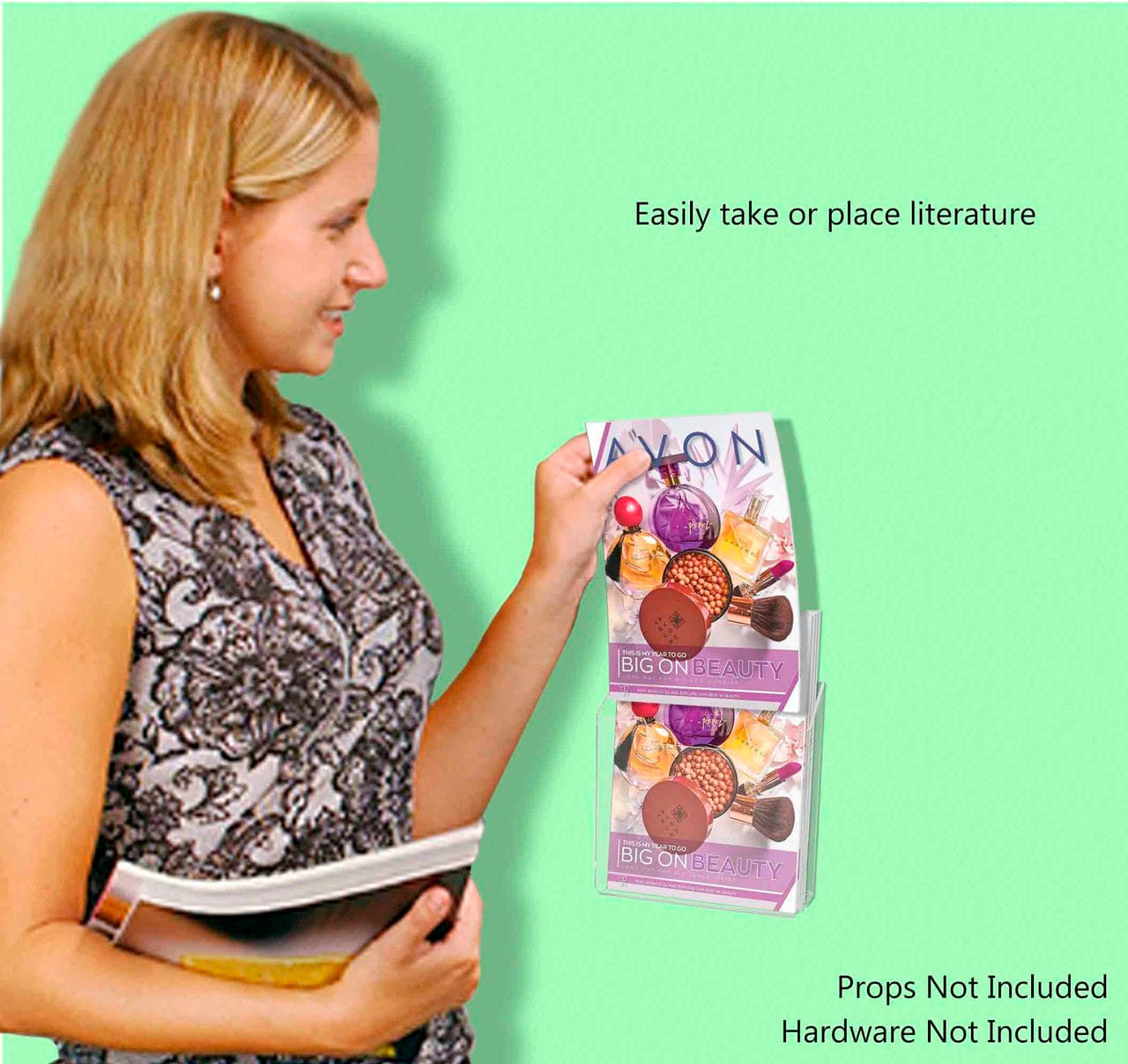 Easily take or place literature