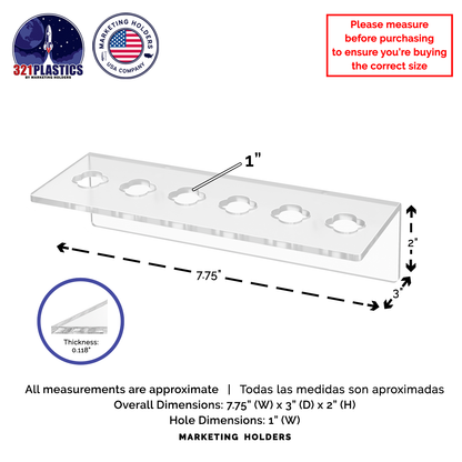 Scissor Shear Wall Organizer Dog Grooming Salon Barber 6 Hole
