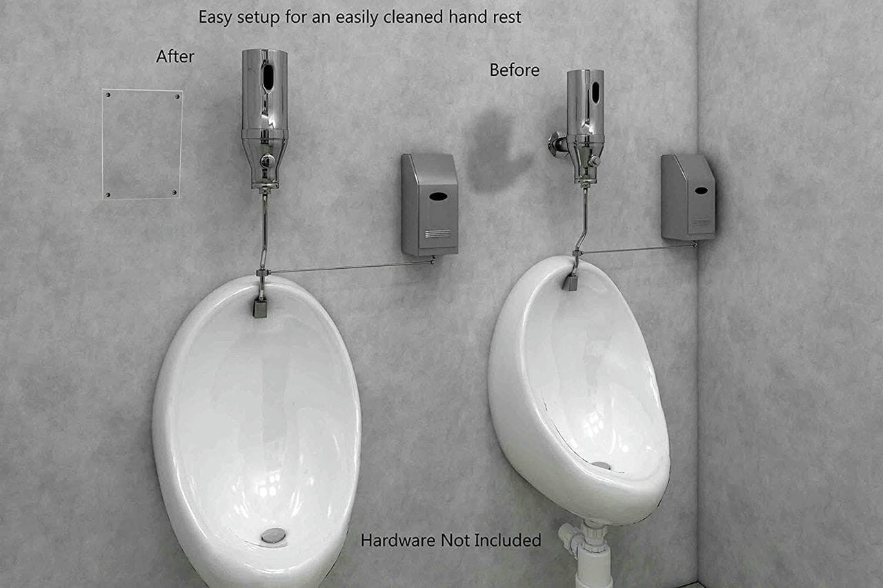 5" x 7" Wall Shield Sanitary Protection Guard with 4 Holes