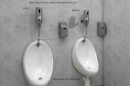 7" x 20" Wall Shield Sanitary Protection Guard with 4 Holes