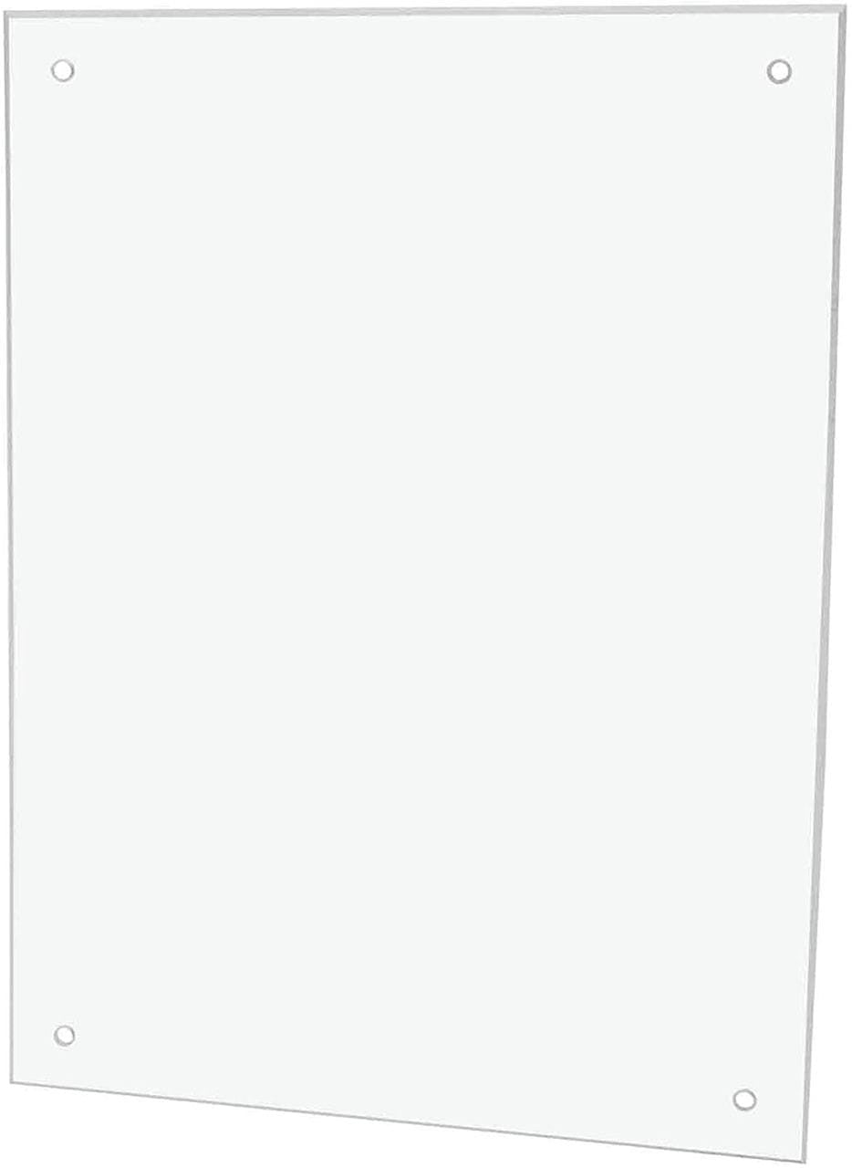 5" x 7" Wall Shield Sanitary Protection Guard with 4 Holes